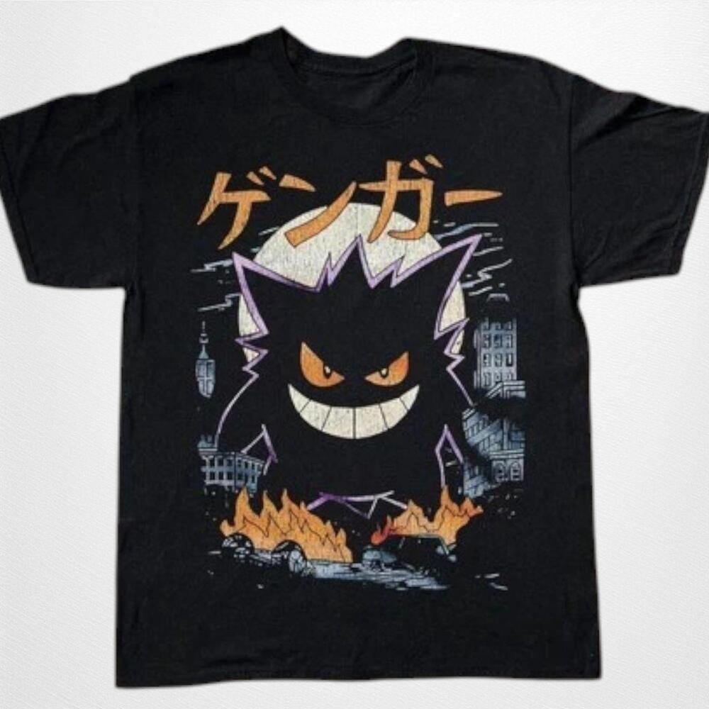 PokãMon Anime Gengar Graphic Tee